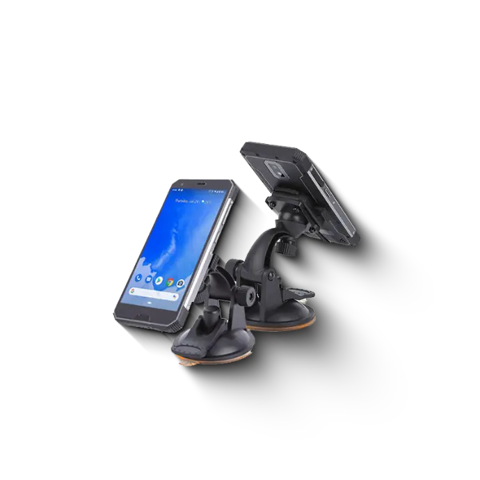 PaceBlade rugged smartphone and tablet mounted for freight tracking