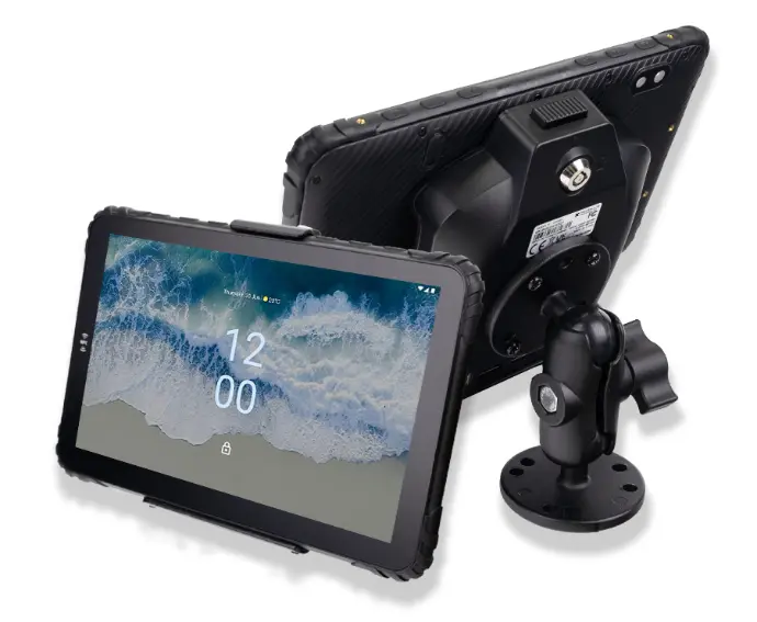 PaceBlade MDT-801 rugged 8-inch Android tablet with cradle and vehicle mount