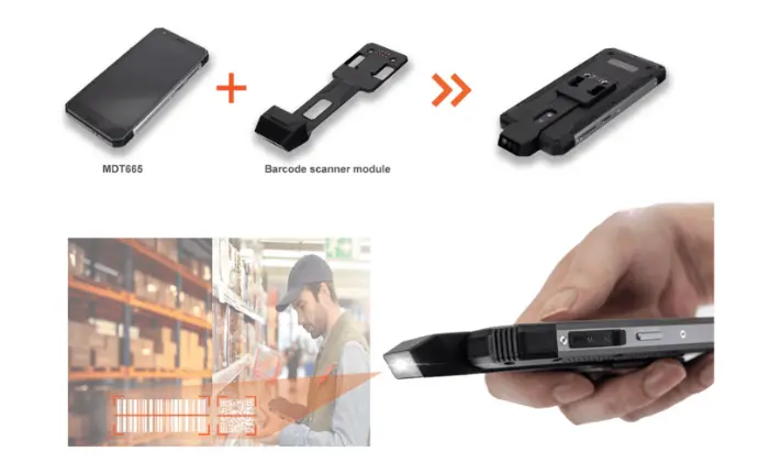 Barcode scanner and camera tools for field productivity barcode module for PaceBlade tablet