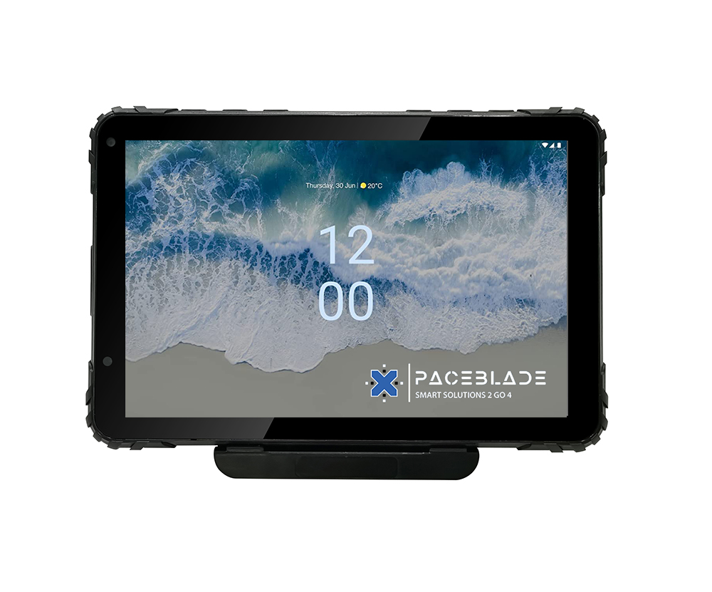PaceBlade MDT-801 Android 14, 4G, WiFi, BT, CAM, GPS, Full-Feature cradle (RJ45 Ethernet), 1000 Nits screen Anti-Glare Suivo kit
