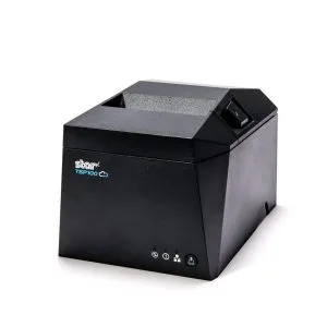 Star TSP143IV UEWB  80mm Wide Paper, 24VDC Internal Power Supply, Cutter, USB-C, USB-A, Ethernet Interface, WiFi, Bluetooth, CloudPRNT, Grey Case, UK & EU