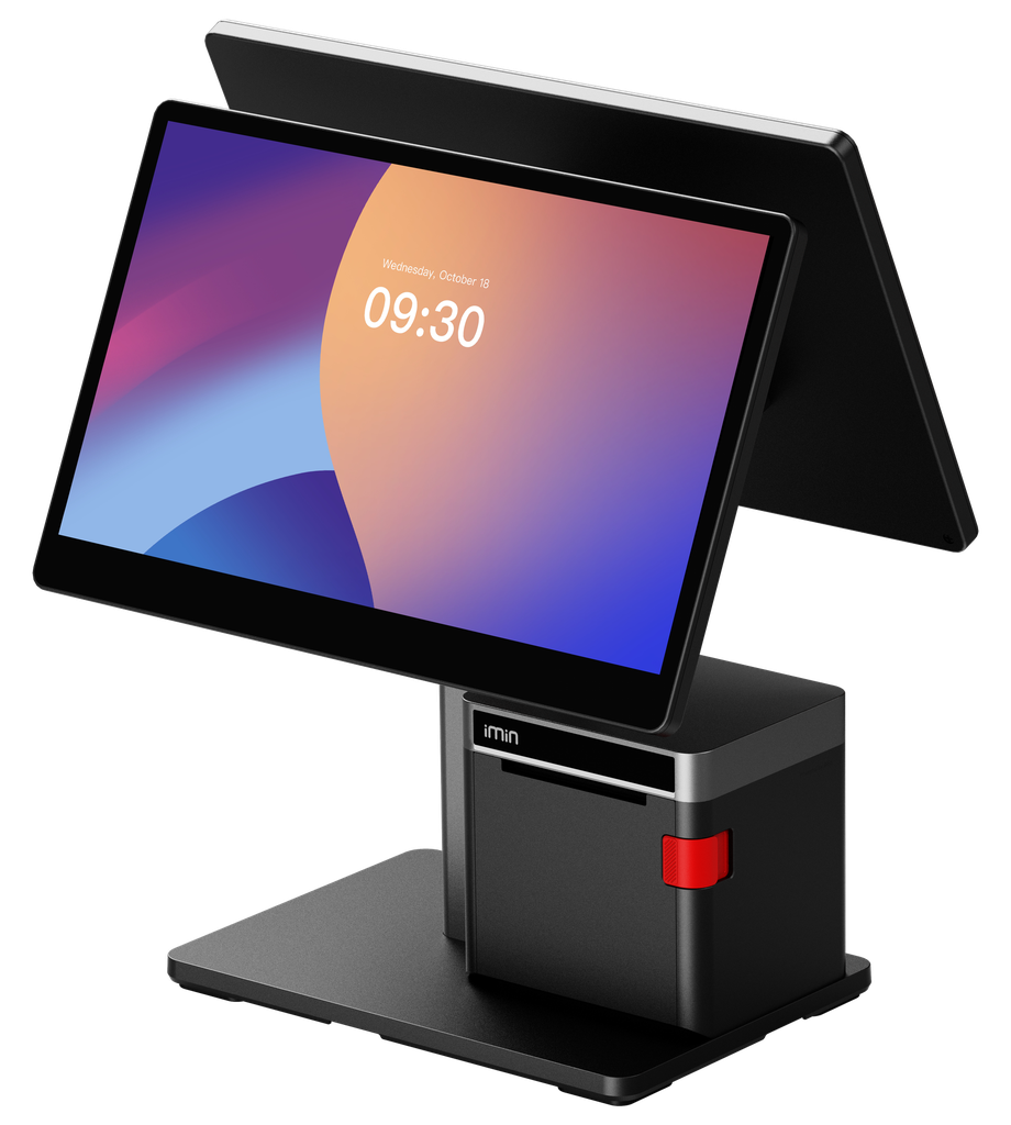 iMin Swan 2 15,6" Android 13, WiFi, BT, 80mm printer and 10,1" screen included