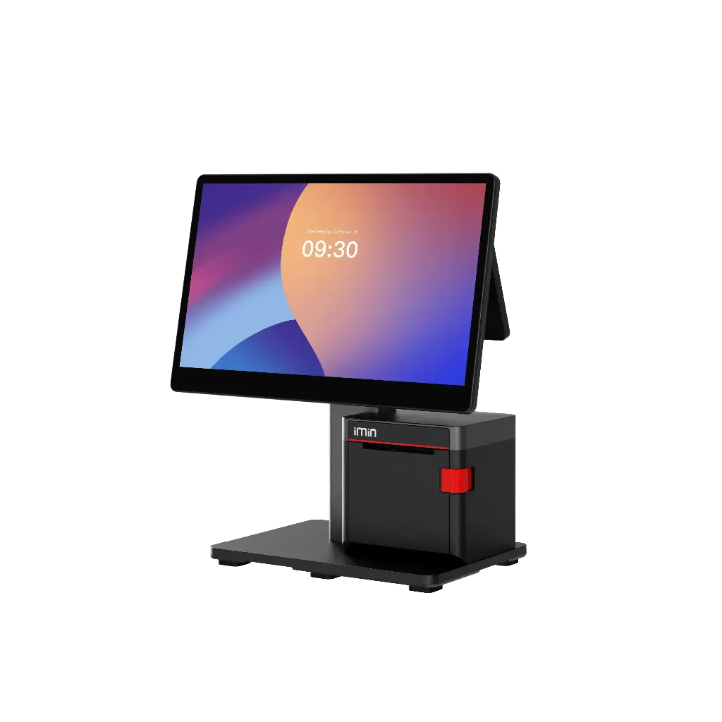 iMin Swan 2 15,6" touchscreen+10,1", 80mm printer, 4GB, 64GB, Wifi, BT