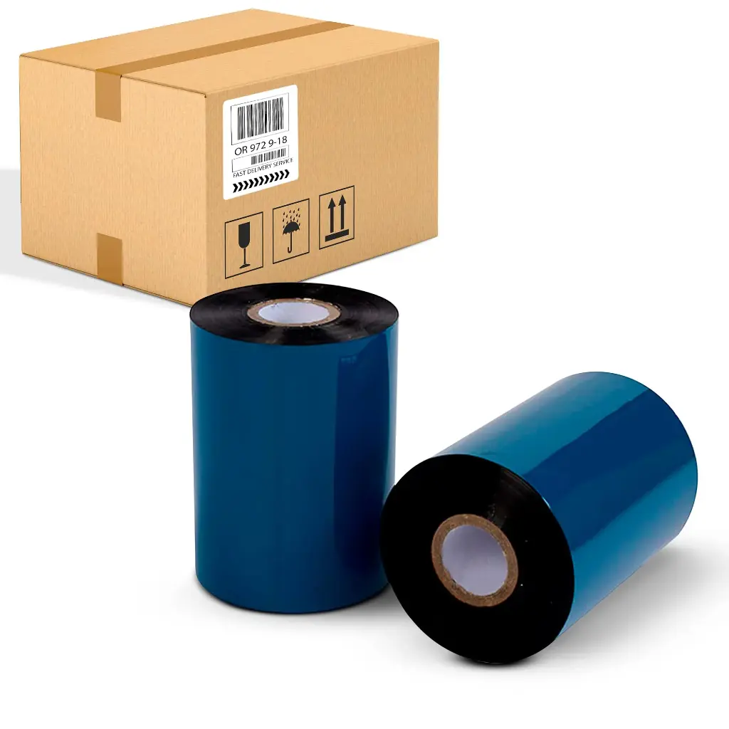 Ribbon  Resin Premium 90mm x 450M Outside 1"core (Box of 12)