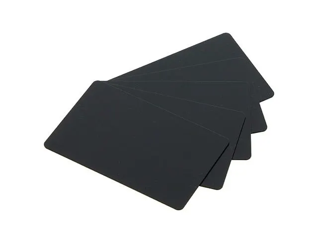 Black Matt PVC Cards 86x54mm - 0.76mm (5x100 pcs)