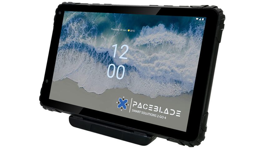 PaceBlade MDT-801 8 inch rugged tablet transport side