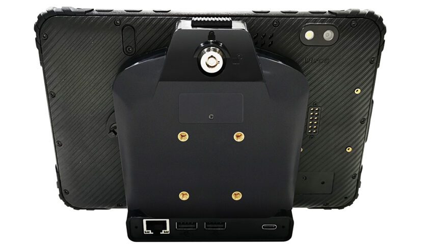 PaceBlade MDT-801 8 inch rugged tablet transport rear